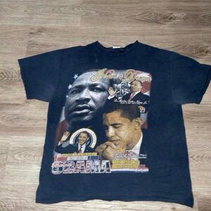 Barack Obama MLK I Have A Dream
T-Shirt Size Large Double Sided